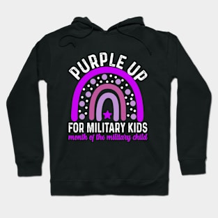 Purple Up For Military Kids Hoodie